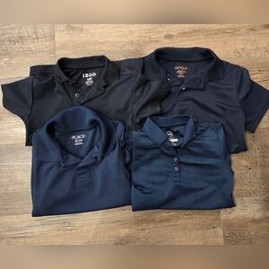 Boys performance polo shirts
